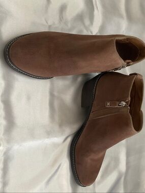 Sam Edelman Brown Suede Ankle Booties